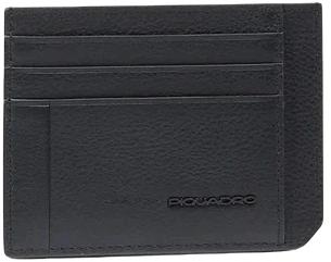 Чехол для кредитных карт Piquadro Russel PP2762W137R/N черный натур.кожа фото 2