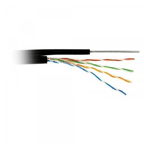Витая пара UTP 4x2x0.51 категория 5e out/Cu Prem сТросом фото 1