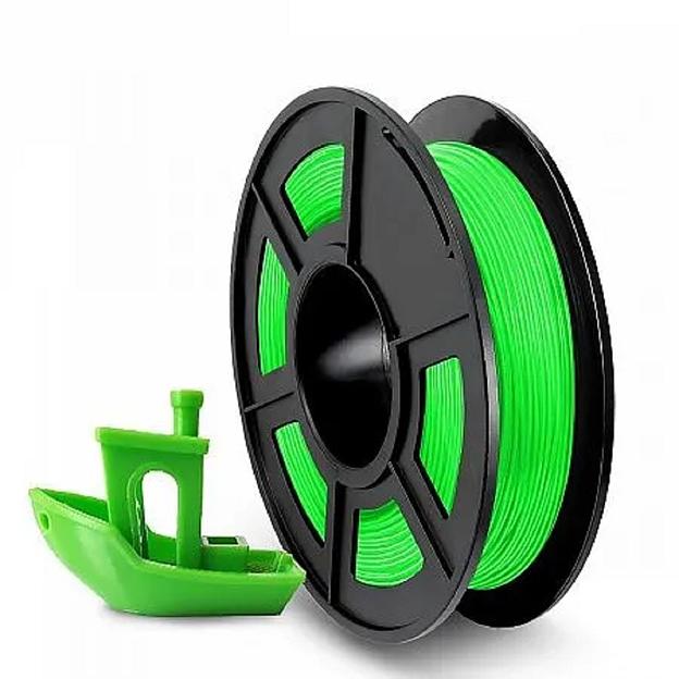 Филамент NVPRINT TPU Green для 3D печати диаметр 1.75мм длина 165 метров масса 0,5 кг фото 1