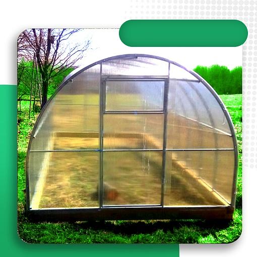 Теплица агросфера повышенной прочности 3×6 м, шаг 65 см фото 1