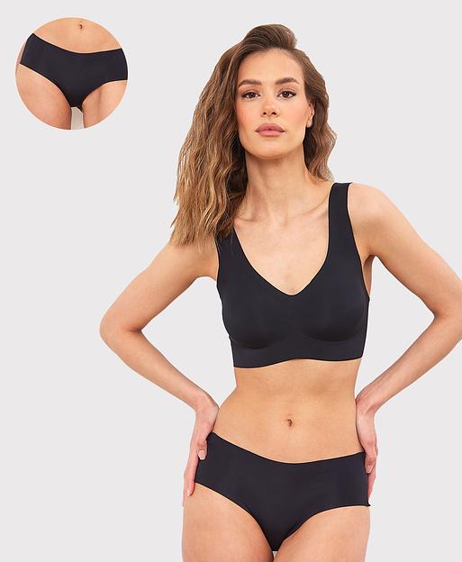 Трусы женские шорты Cherry Girl PS003, черный, опт фото 3