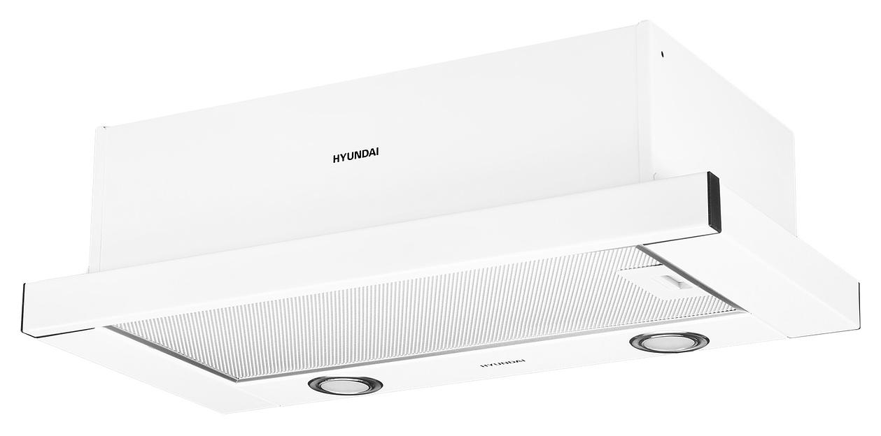 Вытяжка встраиваемая Hyundai HBH 6232 IX нержавеющая сталь управление: кнопочное (1 мотор) фото 7