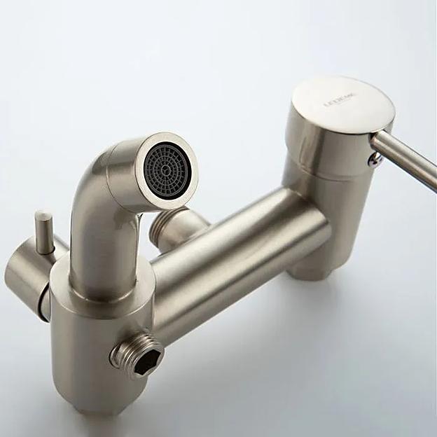 Смеситель с тропическим душем, душевая система Ledeme L2452А, нержавейка, опт фото 6