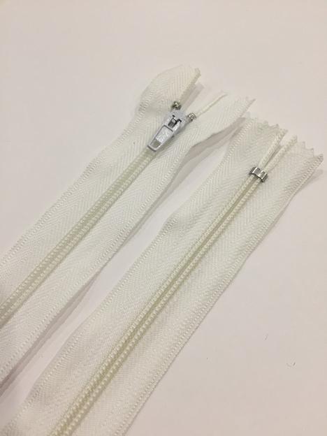 Молния брючная №4 18см. Белый фото 1