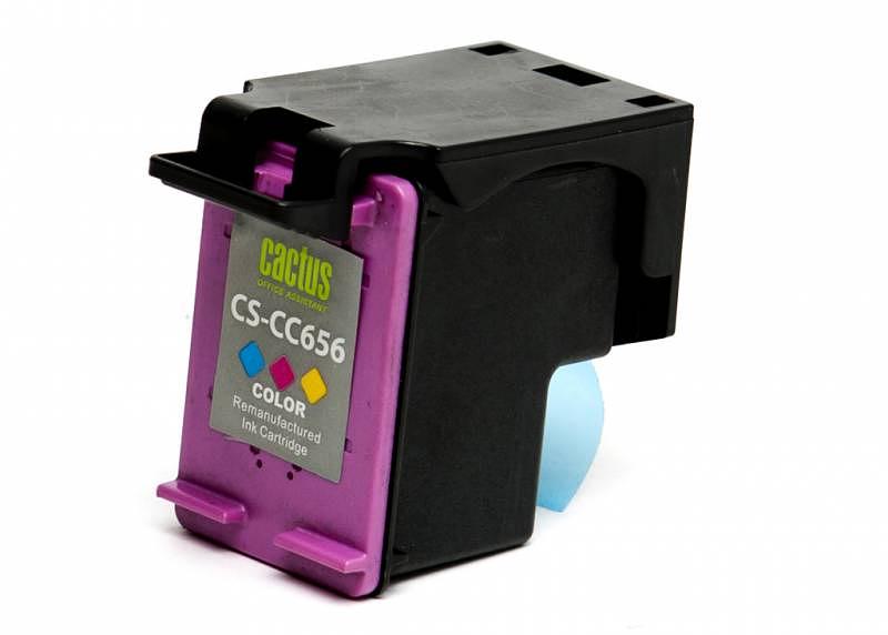 Картридж струйный Cactus CS-CC656 №901 многоцветный (18мл) для HP DJ 4500 series/J4524/J4535/J4580/J4624/J4660/J4680 фото 2