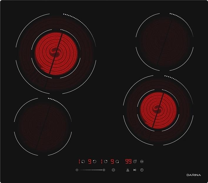Варочная поверхность Darina 6Р Е 327 B черный фото 4