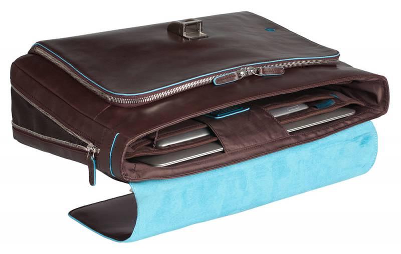 Портфель Piquadro Blue Square CA3111B2/N черный натур.кожа/нейлон фото 3