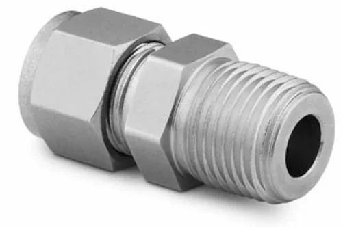 Соединитель с наружной резьбой SS316 OD 1/2"х MNPT 3/8" фото 1