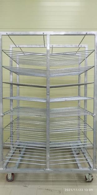 Стеллаж-тележка для транспортировки, хранения тушек птицы фото 2