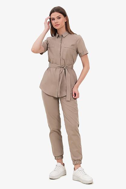 Doctor Big / Брюки медицинские женские (TC, резинка на манжете, с карманами) 1-20-01-0 фото 10