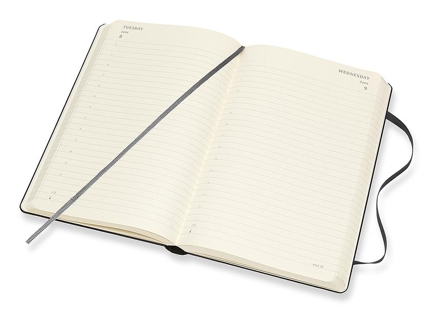 Ежедневник Moleskine CLASSIC Large 130х210мм 400стр. черный фото 5