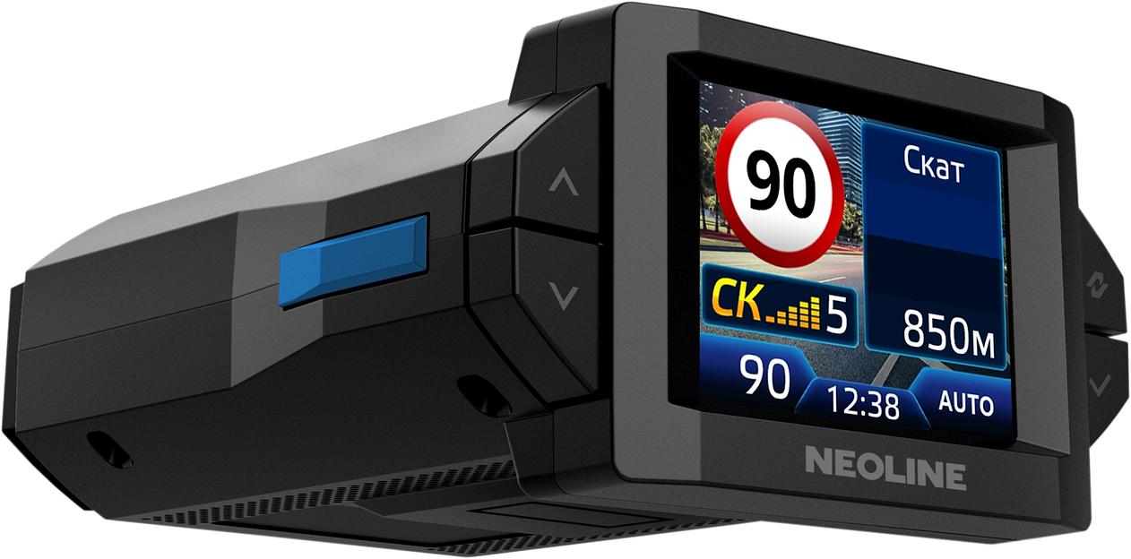 Видеорегистратор с радар-детектором Neoline X-Cop citysmart GPS ГЛОНАСС черный фото 3