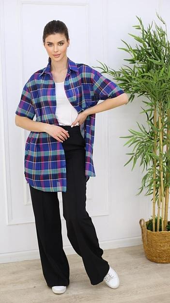 Туника в клетку, Опт фото 4