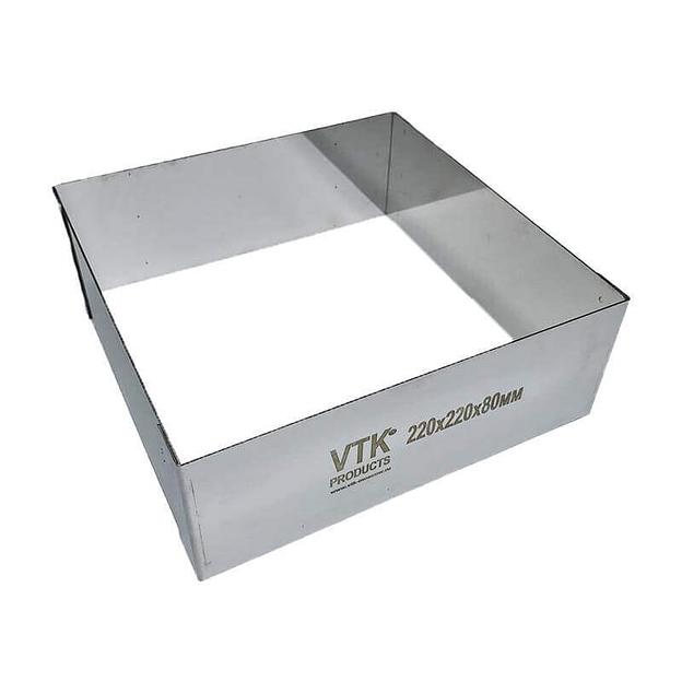 Форма для выпечки и заморозки Квадрат 220х220 мм высота 80 мм фото 2