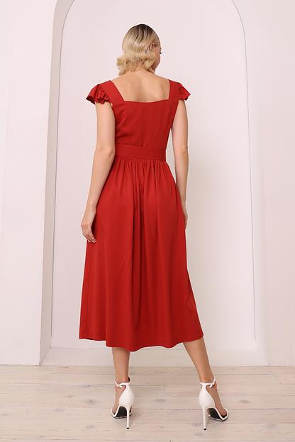 Сарафан с крылышками, терракот, опт фото 2