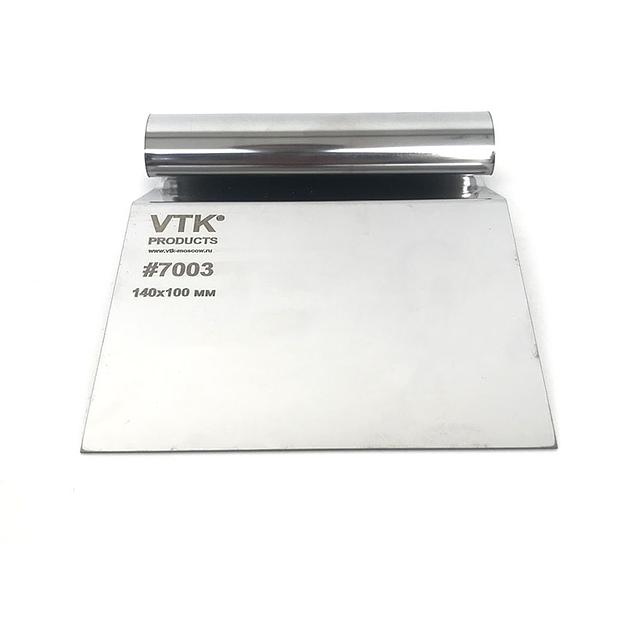 Шпатель скребок 140х100 мм нержавеющая сталь фото 1