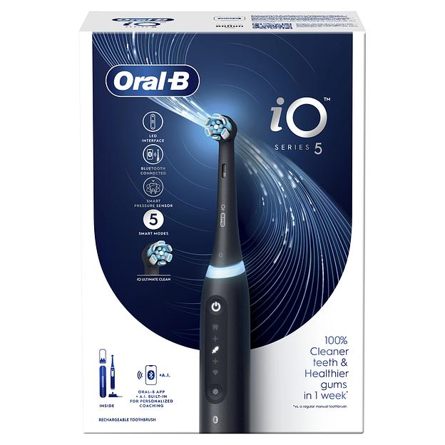 Электрическая зубная щетка Oral-B iO Series 5 Quite Black (iOG5.1B6.2DK) фото 4