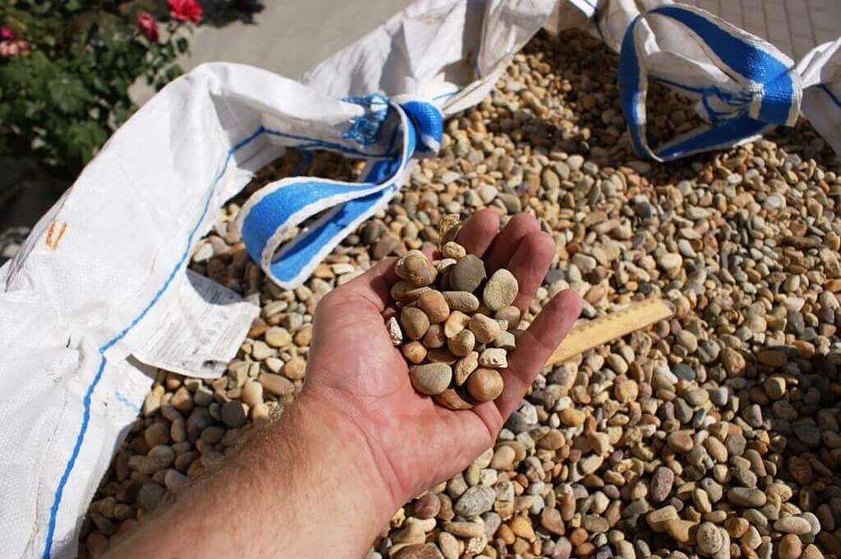 Галька камень речной Рыжий /тн (10-20 мм) фото 1