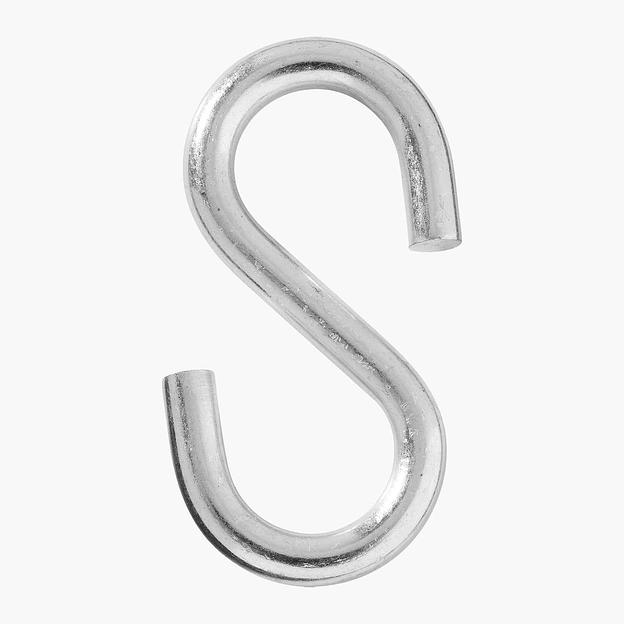 Крючок S-образный 5мм покрытие цинк фото 1