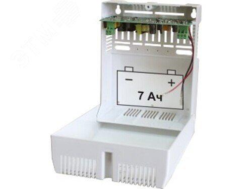 Источник вторичного электропитания СКАТ-1200С пластиковый под АКБ 7 А/ч фото 2