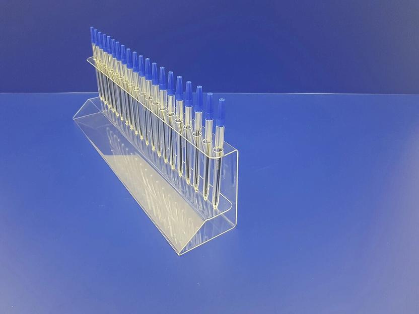 Подставка для ручек карандашей кистей 20 секции.(вертикальное размещение, место для логотипа) фото 2