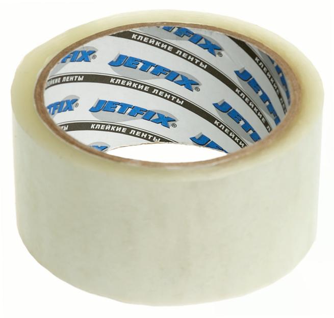 Клейкая лента JETFIX 48мм х 55м прозрачная фото 1