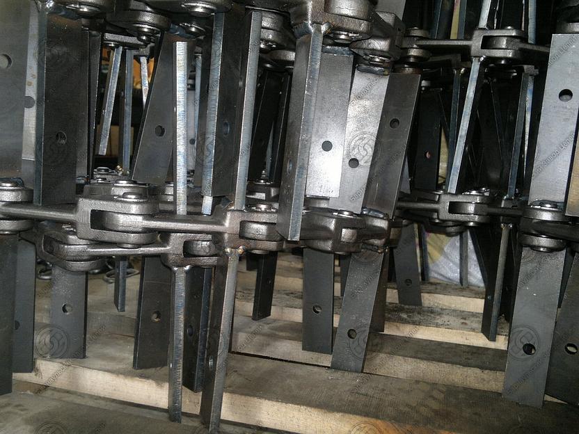 Цепь тяговая вильчатая Р1-100 разборная с фиксацией пальца проволочным шплинтом по ГОСТ 12996-90 фото 8