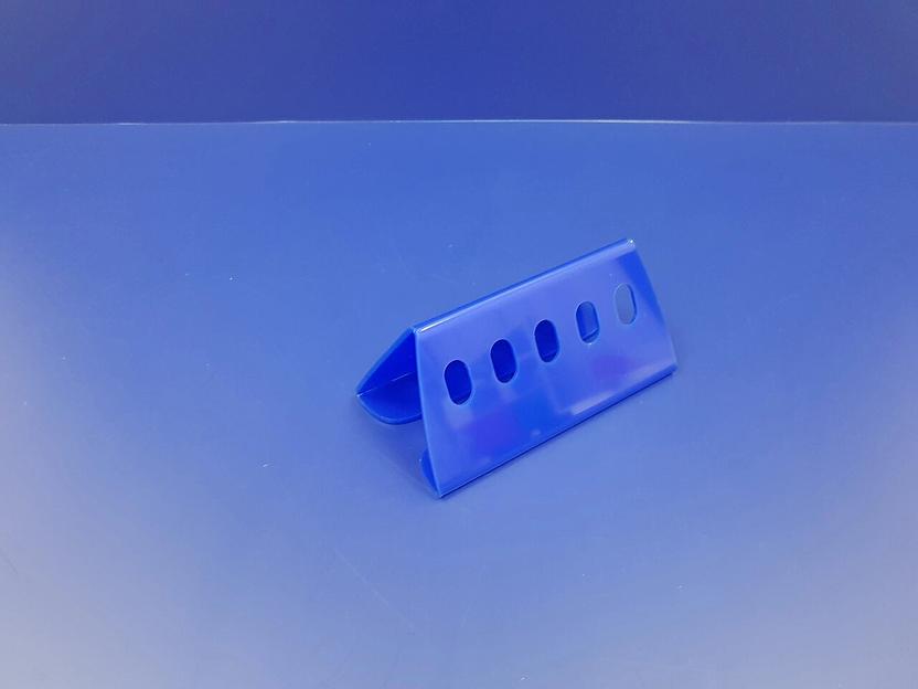 Подставка для ручек карандашей кистей 9 секции.(домик цвет синий) фото 4