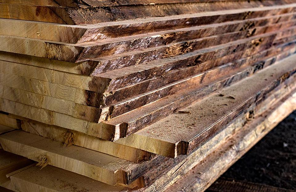 Доска необрезная фото 1