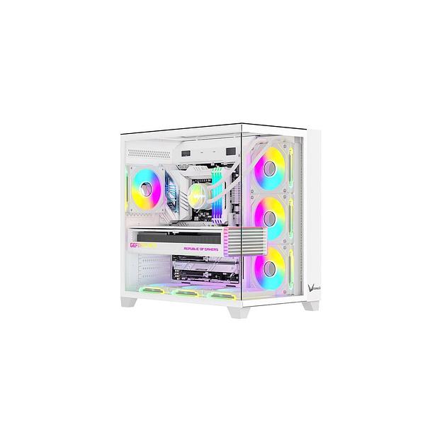 Корпус ATX Formula Crystal Z9, Midi-Tower, без БП, белый [crystal z9 w] фото 1