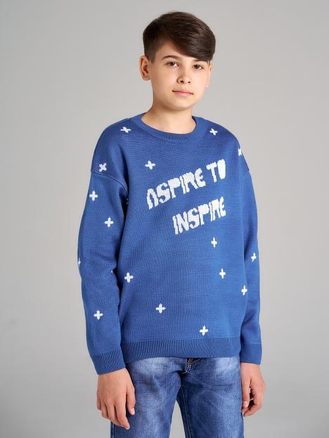 Джемпер «Инспаер 2» синий, для мальчиков ОПТ фото 1