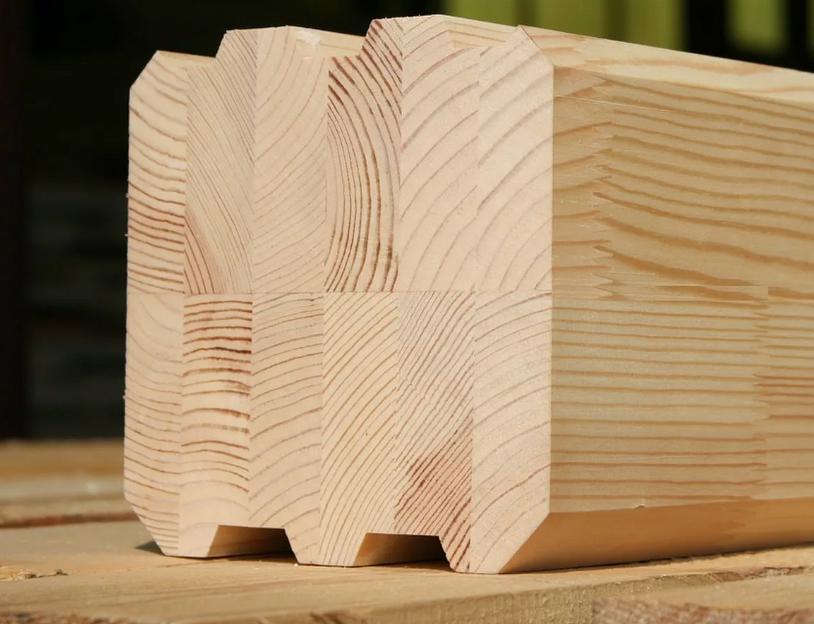 Клееный брус профилированный AB 80-200х80-240 опт фото 1