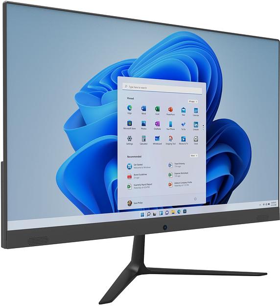 Моноблок IRU P231 23.8" Full HD Cel N4020 (1.1) 8Gb SSD256Gb Windows 11 Professional GbitEth WiFi BT 120W Cam черный 1920x1080 фото 2