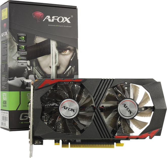 Видеокарта AFOX NVIDIA GeForce GTX750Ti, 4Гб GDDR5, 128 бит, Retail (AF750TI-4096D5H1) фото 2
