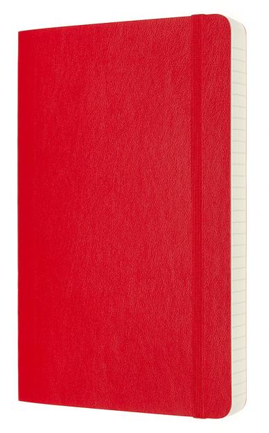 Блокнот Moleskine CLASSIC SOFT EXPENDED QP616EXPF2 Large 130х210мм 400стр. линейка мягкая обложка красный фото 2