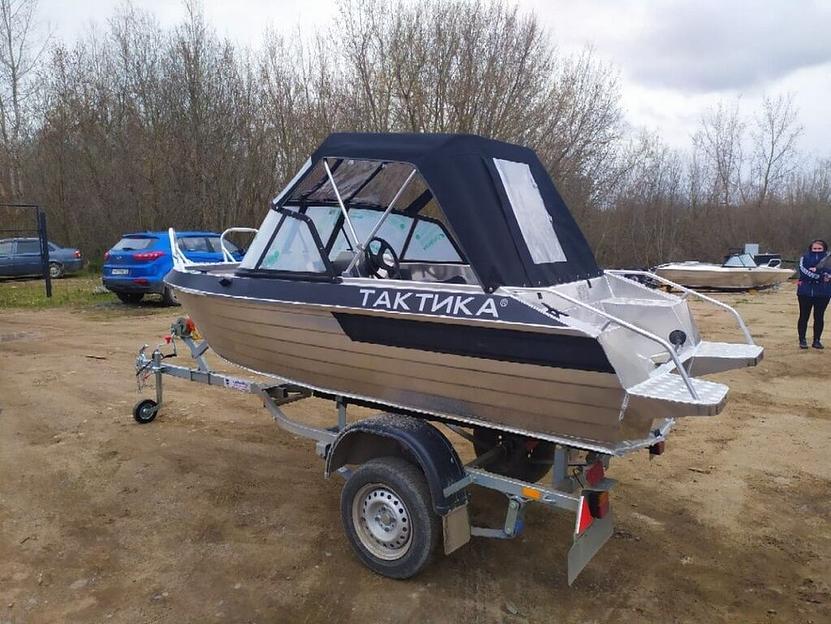 Алюминиевый катер Тактика 390 DC, 390*150*75 см фото 7