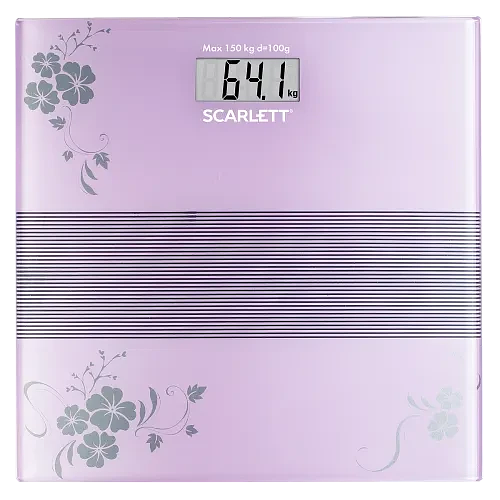 Весы напольные Scarlett SC-BS33E060 фиолетовый фото 1