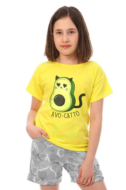 Футболка «КатоЛав» желтая опт фото 1