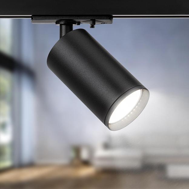 Трековый светильник однофазный TR39-GU10 BK MR16 черный лампа MR16 ( в комплект не входит) ЭРА Б0053310 фото 2