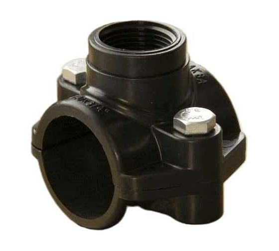 Седелка ПЭ 32 - 1/2' (крепление-болт) фото 1