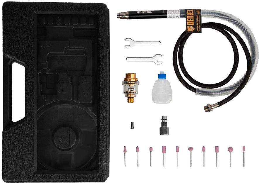 Пневматический гравер PE54000, 54000 об/мин, 3 мм, 57 л/мин// Denzel фото 3