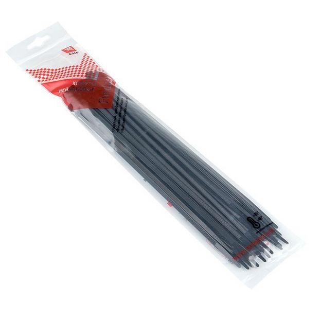 EKF plc-fl-ctsb-4.8x250-r Хомут P6.6 стандартный (ч), 4.8x250 (50шт) FlexLock PROxima фото 1