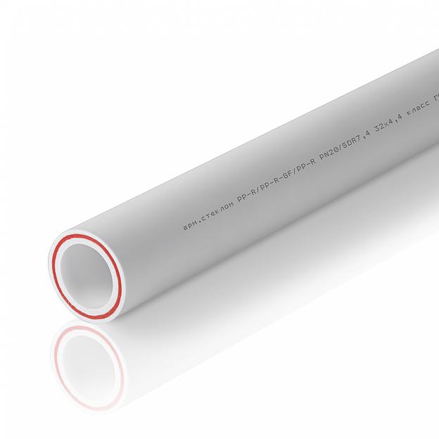 Труба 20×2,8 мм PN-20 стекловолокно белая ОПТ фото 1