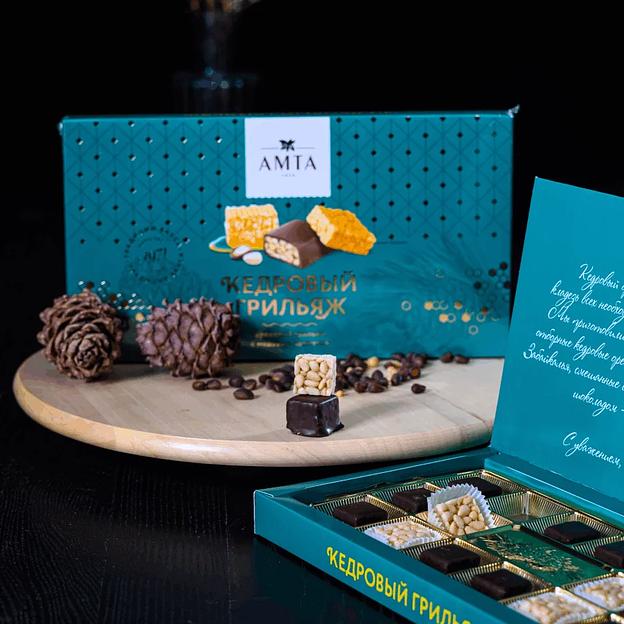 Конфеты Кедровый грильяж, 300 гр, опт фото 1