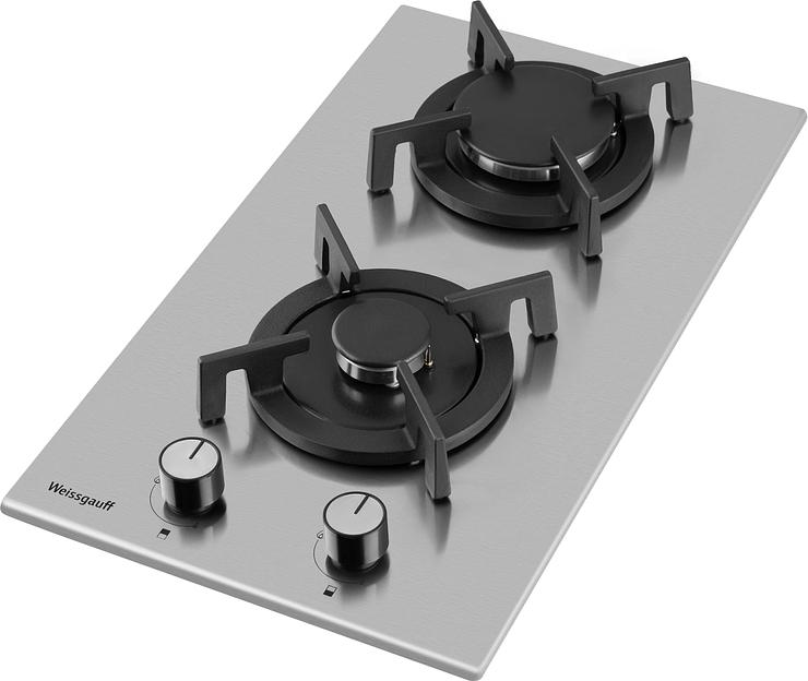 Газовая варочная поверхность Weissgauff HGG 320 XRV, независимая, нержавеющая сталь фото 4