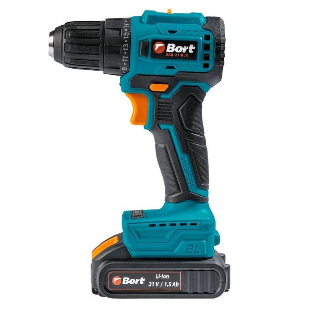 Bort BAB-21-BLK (2X1,5AH) Дрель-шуруповерт аккумуляторная [93413526] { 21 В, 1.5 Ач, Li-lon, 2 Акб } фото 2