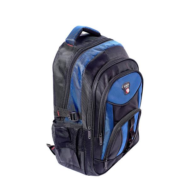 Городской рюкзак черный с синим «Power» 6131 опт фото 2