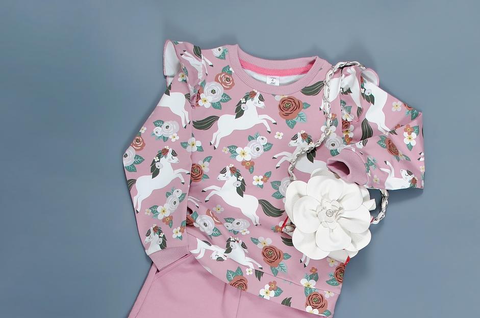 Свитшот «Лошадки», арт. СФ-0600/03 ОПТ фото 1