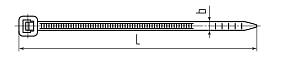 Стяжка нейлоновая КСС 4x250 (черн) (100шт) фото 3