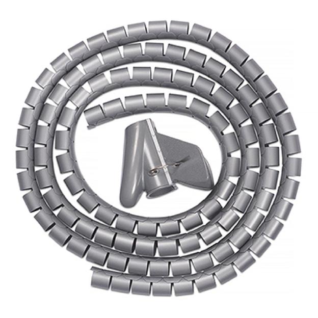 Cabeus PCB-20 Пластиковый спиральный рукав для кабеля д.20 мм (2 м) и инструмент ST-20 фото 1